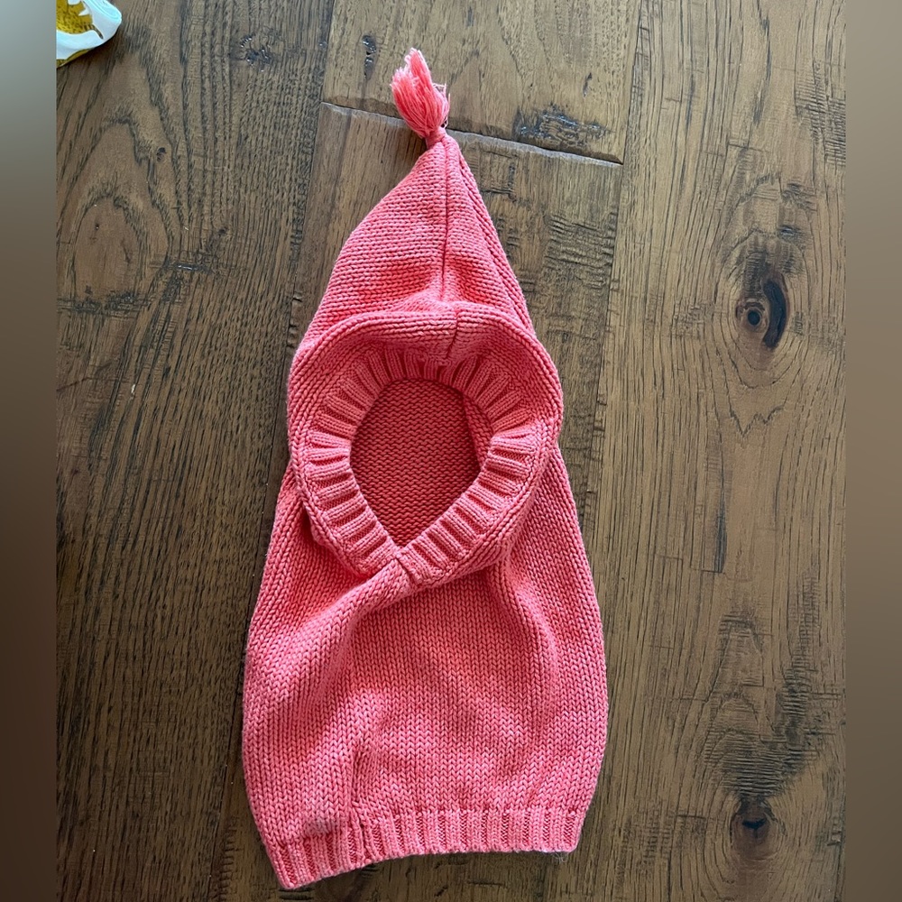 Anias & I Knit Head and Neck Hat, Pink